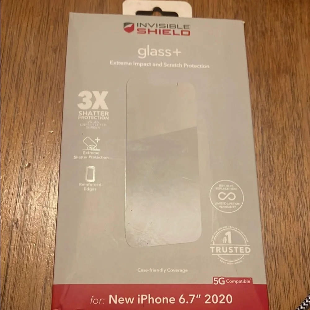 Zagg Glass+ Screen Protector for iPhone 6.7